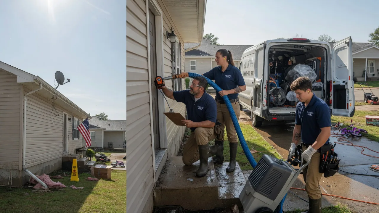 Ceiling Water Damage Restoration in Mccordsville, IN near me